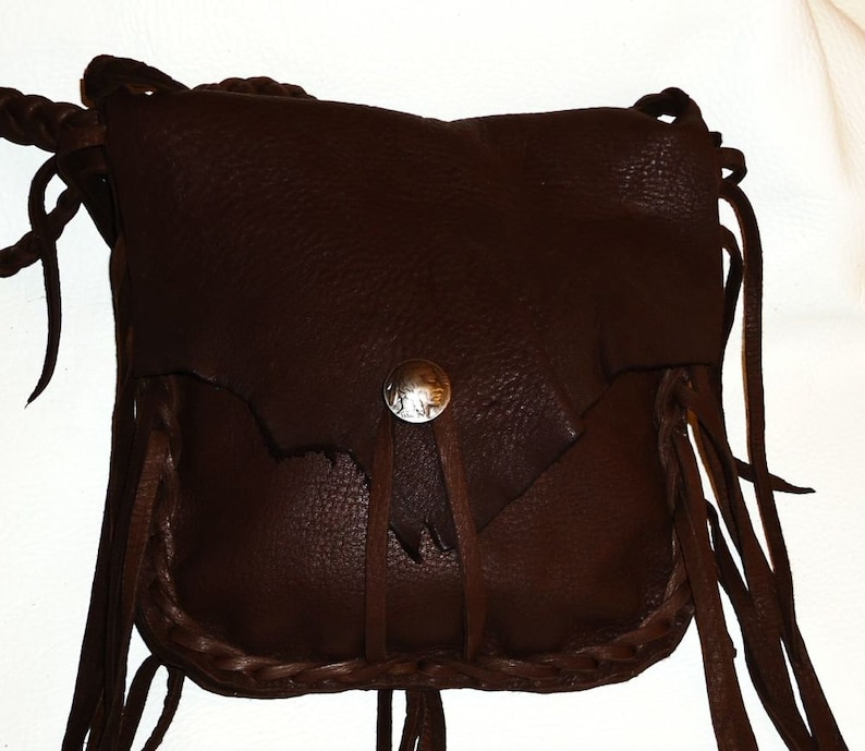 Leather possibles bag mountain man hunting purse black powder Etsy