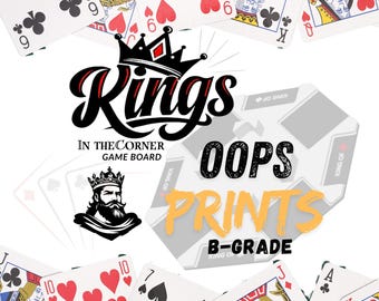B-Grade Kings in the Corner Board - Functional "Oopsie" Trays - Discounted