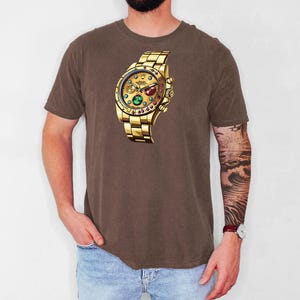 Rolex Unisex T-shirt, Vintage Style Tee, Retro Watch Lover Shirt, Unique Gift for Watch Enthusiasts, Graphic Tee, Trendy Fashion Top