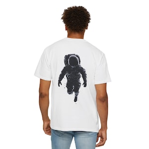 Astronaut Graphic Unisex T-Shirt, Cool Space Shirt, Gift for Space Lovers, Casual Tee, Unique Vintage Style TEE