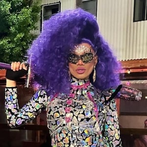 Big 80&#39;s Puff Drag Wig. MADE TO ORDER