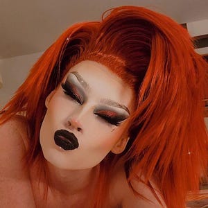 Rock n&#39; Roll Chick Double Stacked Drag Wig. MADE TO ORDER