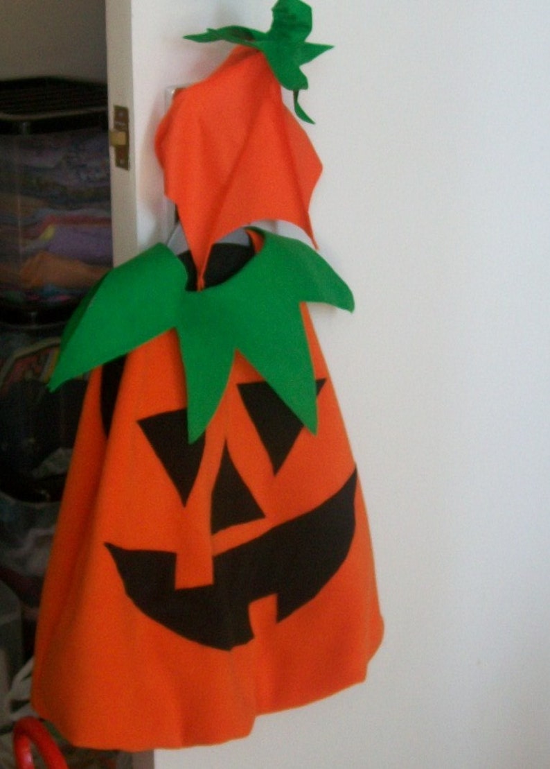 Children's Halloween pumpkin dressing up costume ages 3 to 8 image 5