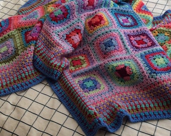 Summer Harmony design crochet blanket