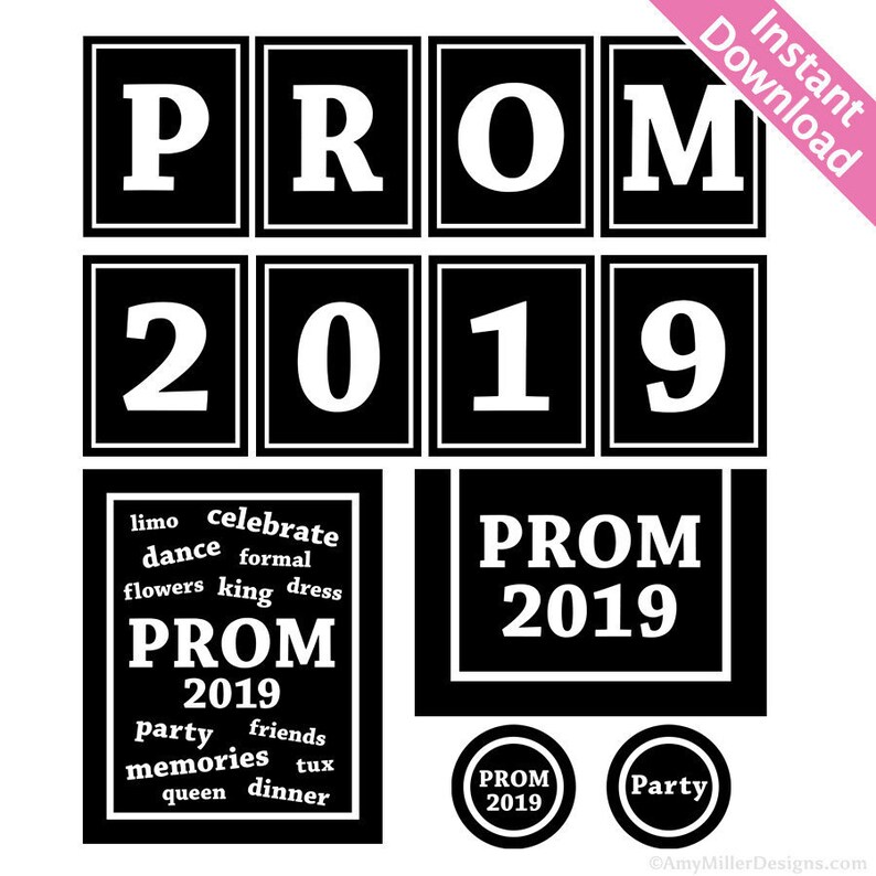Prom Decorations Prom Banner Prom Signs Prom 2019 Banner Etsy