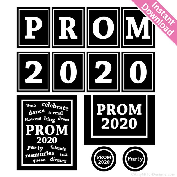 Prom Decorations Prom Banner Prom Signs Prom 2020 Banner | Etsy