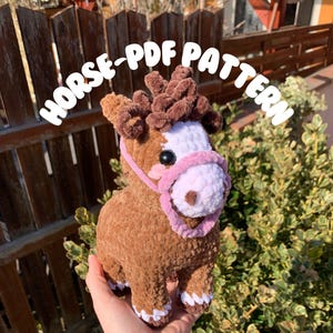 Horse crochet pattern