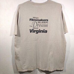 Vintage Men&#39;s Shirt XL Virginia Filmmakers 90s Promo ABC
