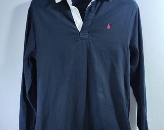 Camiseta de rugby Polo Ralph Lauren de manga larga estilo y2k trap