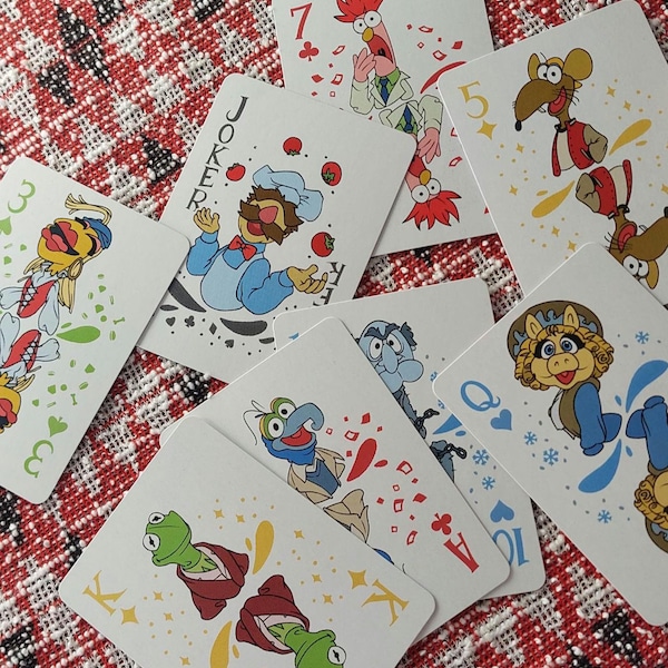 Baraja de cartas inspirada en los Muppets (no oficial)