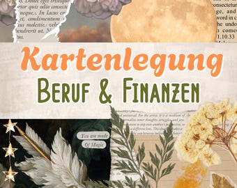 Karriär och ekonomi – Tydliga svar för din framtid – Tarotläsning på tyska