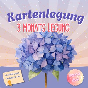 3-Monats-Legung – Dein Blick in die nahe Zukunft - Kartenlegung in Deutsch