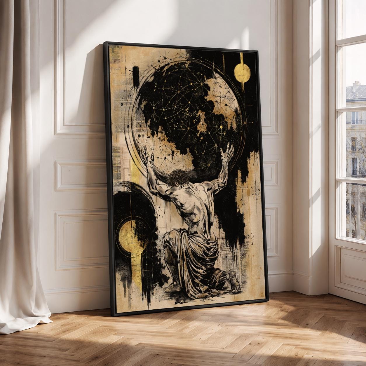 Atlas Artwork - Etsy