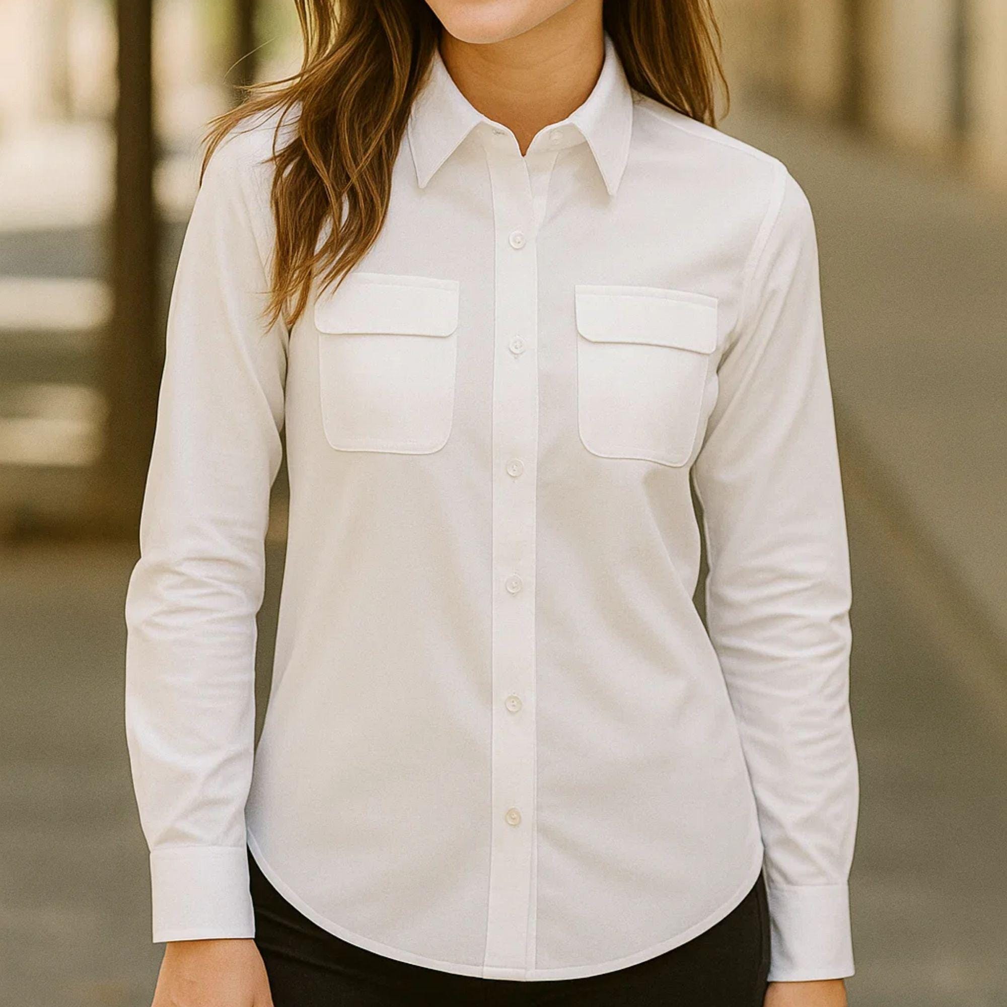 Women's Button up Shirt Sewing Pattern, PDF Printable XS-5XL, Long ...