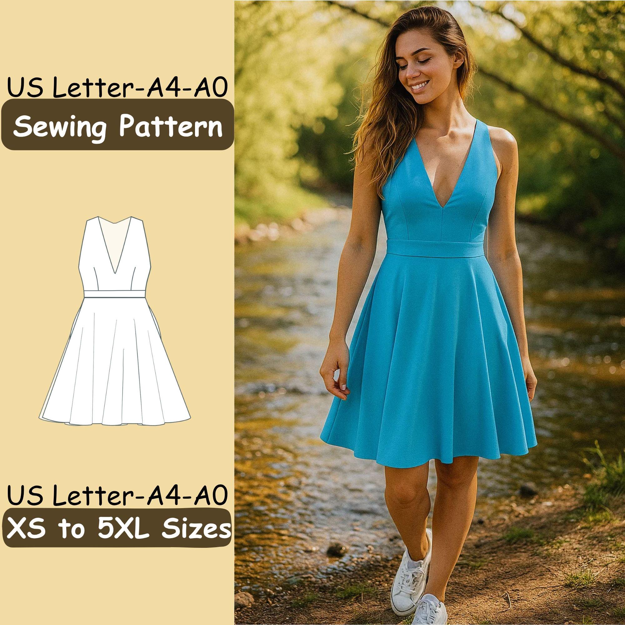 Sleeveless Fit and Flare Dress - Etsy