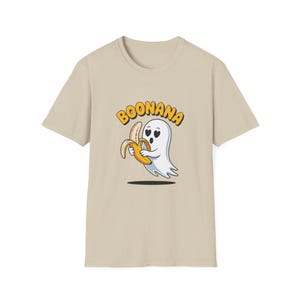 Koszulka Boonana Ghost, zabawna koszulka z bananem na Halloween, słodka koszulka z kreskówkowym duchem, koszulka z grafiką Spooky Season, najlepiej sprzedające się koszulki