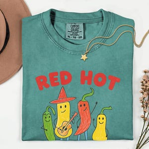 Red Hot Chili Peppers Pun T-Shirt: Comfort Colors Graphic Tee