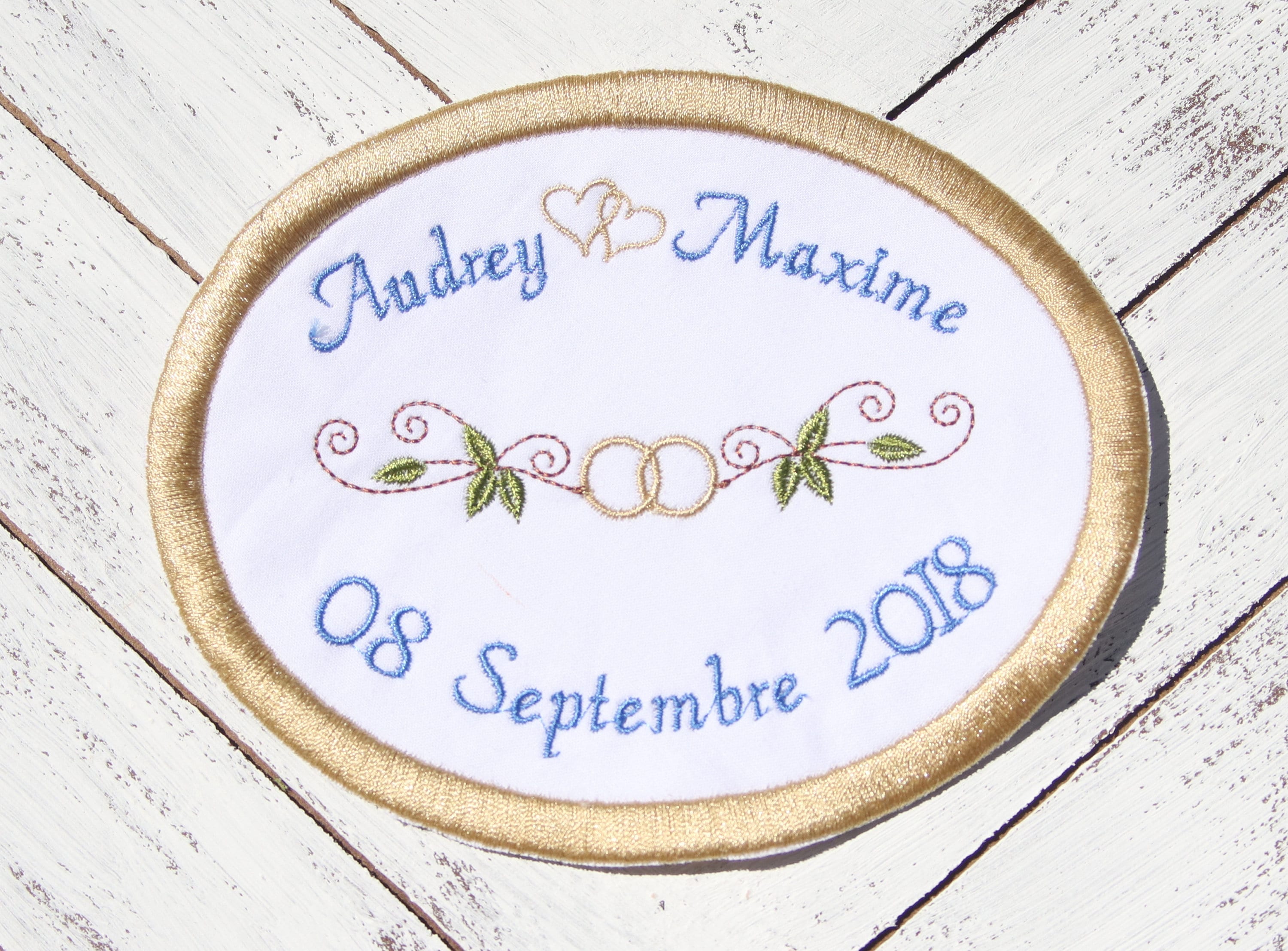 Wedding Dress Labels Embroidered