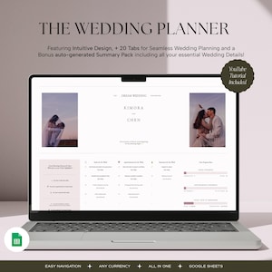 Ultimate Wedding Planner Template: Google Sheets (Digital Download)