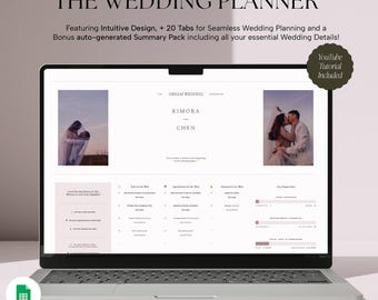 Ultimate Wedding Planner Template: Google Sheets (Digital Download)