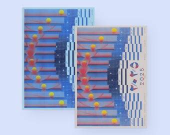 RISONAMA 2025 (risograph calendar) ٢٠٢٥ ريزوناما
