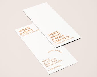 Save the date, only text, minimalistic, classy, Save the date card, editable, Instant Download, card A6, Canva Template