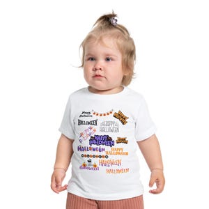 Cute Baby Halloween T-Shirt, Funny Kids Tee, Toddler Costume Shirt, Trick or Treat Top, Halloween Gift for Babies, Newborn Birthday Party