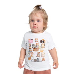 Cute Cat Graphic Baby Tee, Playful Kitten T-Shirt for Infants, Gift for Baby Showers, Newborn Birthday, Toddler Clothing, Pet Lover&#39;s Gift