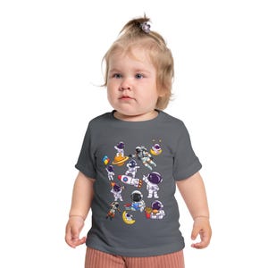 Cute Astronaut Baby T-Shirt, Space Theme Kids Shirt, Gift for Babies, Toddler Space Clothing, Infant Science Cosmic Tee