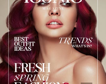 Sjabloon verjaardag tijdschrift Canva, tijdschriftcadeau, gepersonaliseerde verjaardagstijdschriftomslag, cadeau bestie, aangepaste fotocadeau, bewerkbaar, feest