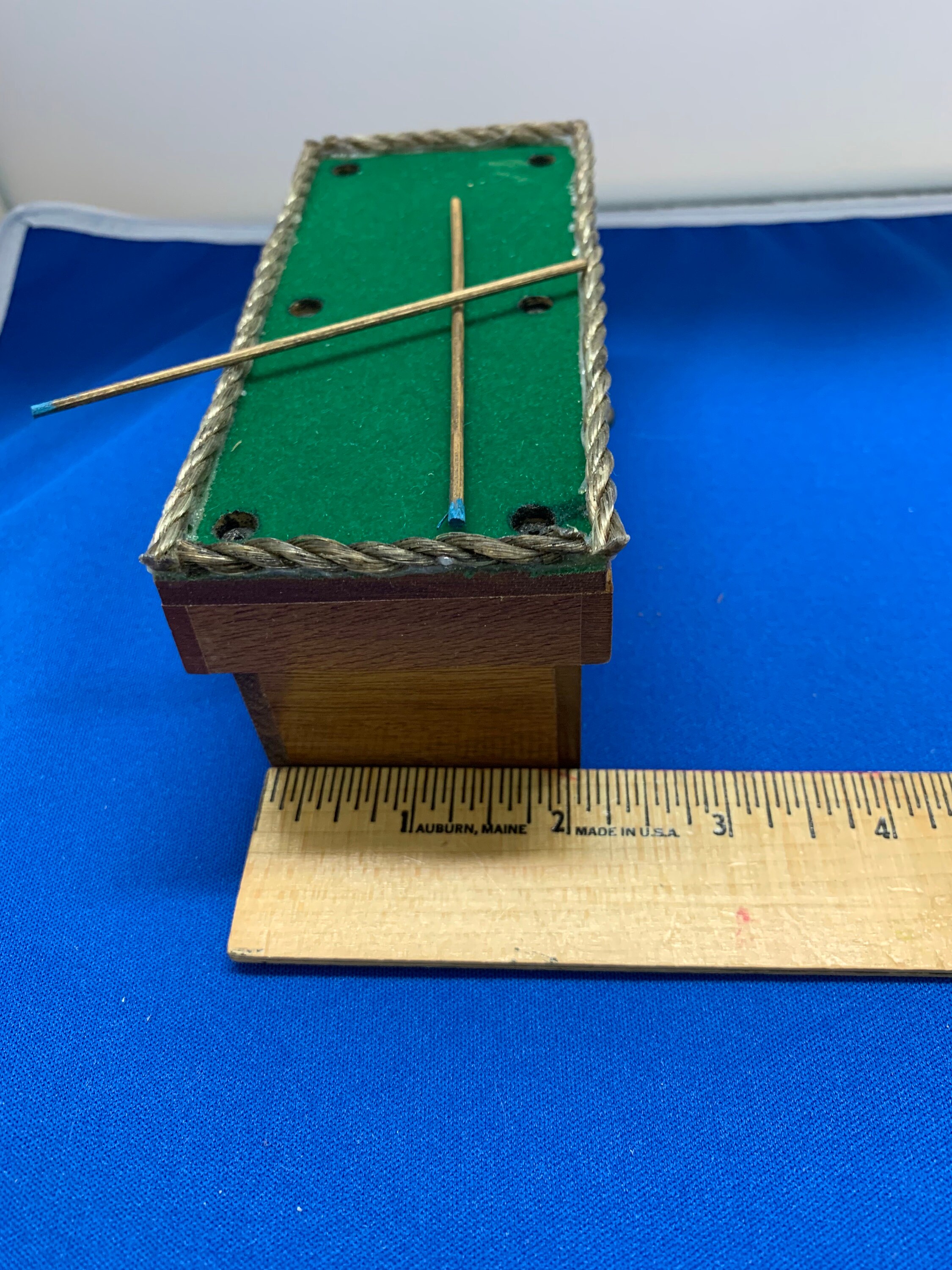 Miniature Dollhouse Vintage Pool Table Etsy