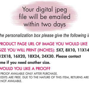 Any Personalized Image as a Digital File image 2