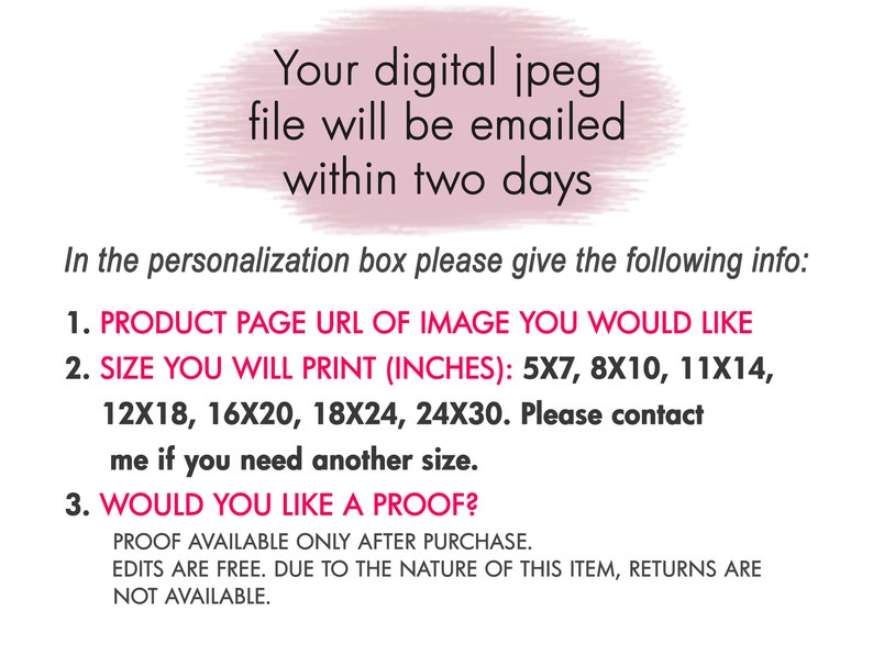 Any Personalized Image as a Digital File image 2