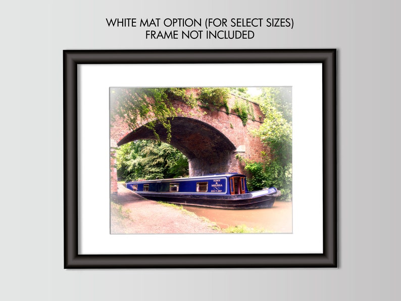 Canal Boat Personalized Print, Boating Gifts, Boat Art, Boater Gift, Canal Boat Print, Narrow Boat, Canal Boat Art, Boat Decor, Couples Gift image 5