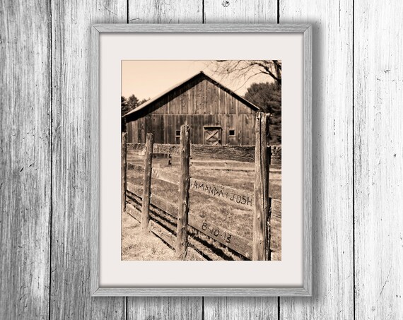 Personalized Barn Art Rustic Wall Decor Country Home Decor | Etsy