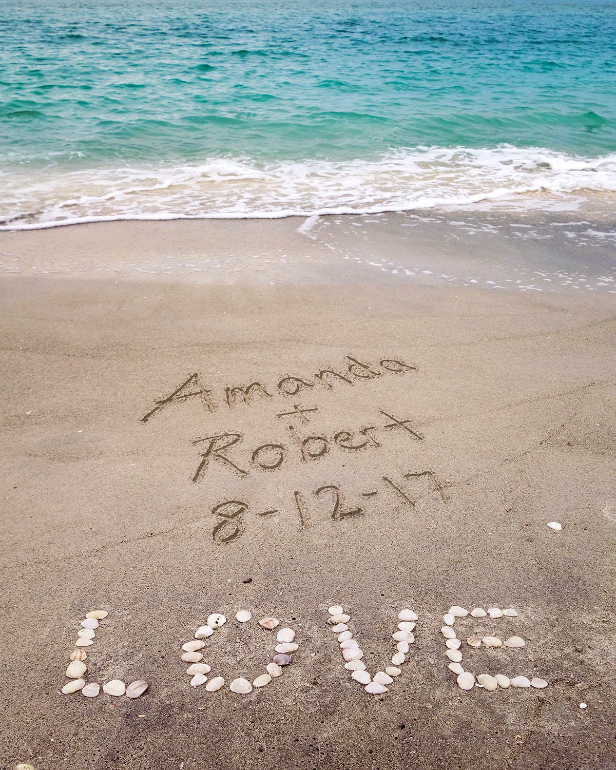 Beach Personalized Print Beach Wall Art Beach Lovers Gift  Etsy