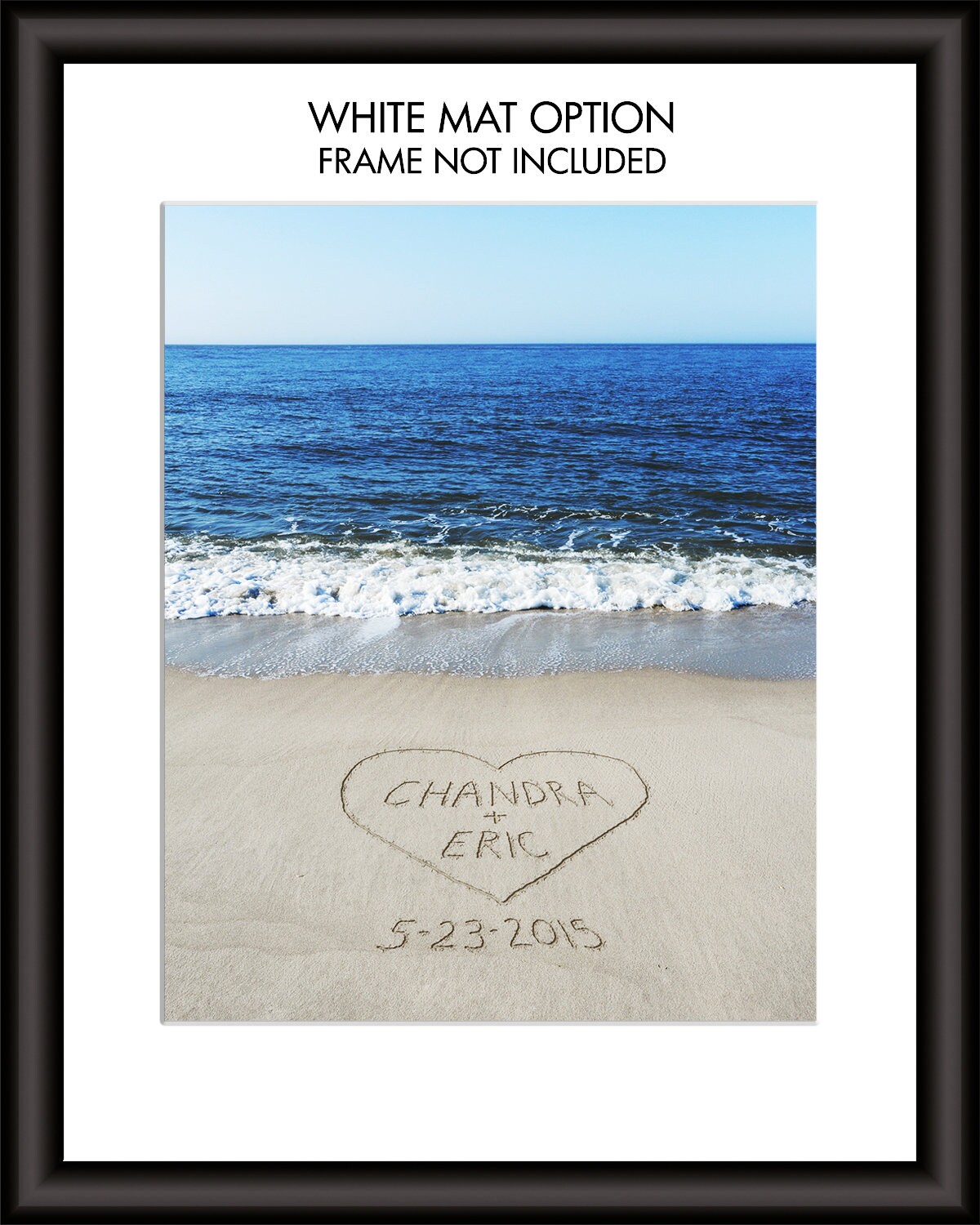 Sand Writing Personalized Print Beach Wall Art Beach Decor | Etsy