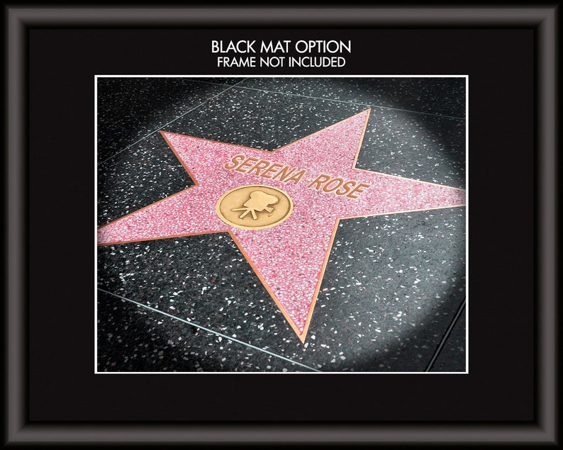 Hollywood Star Personalized Print, Unique Gift for Musician or Actor, Birthday Gift for Teen, Custom Wall Art, Fun Gift, Gift Under 25 image 6