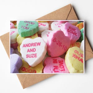 Carte de Saint-Valentin personnalisée, carte pour petit ami, carte pour elle, carte de Saint-Valentin pour femme, Saint-Valentin personnalisée