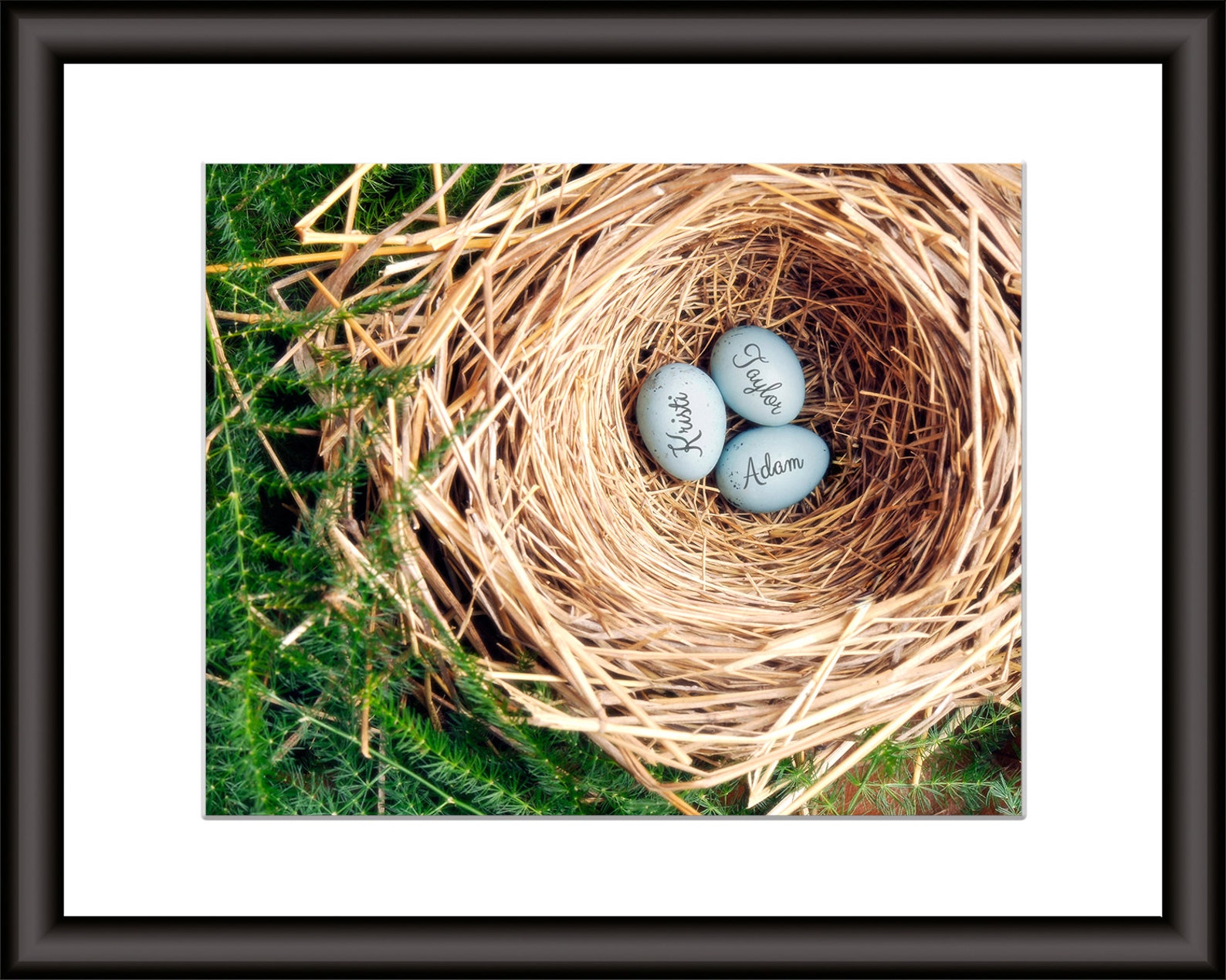 Bird Nest Print Mom Personalized Gift Grandmother Gift Etsy