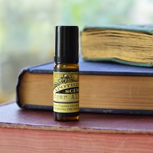 EDGAR ALLAN POE Natural Perfume Oil - Dark Academia Fragrance Featuring Woods, Spices, Cassia Root, and Tobacco (Available in 2 Sizes)