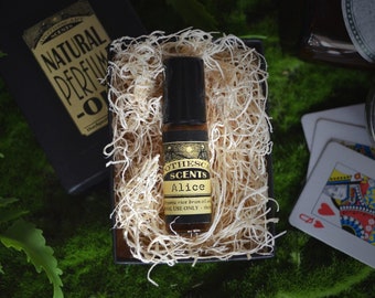 ALICE Natural Perfume Oil - Notes of Nectarine, Green Apple, Pomegranate, Butter, Ylang-Ylang (Available in 2 Sizes)