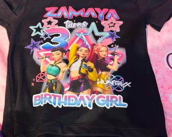 Custom Denim Birthday Outfit: Personalized Theme, Boys or Girls Custom K pop  Denim Jacket Outfit for Girls, Personalized Kids Jean Set,