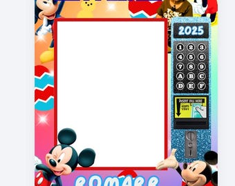 Easter Vending Machine Template: Kids Characters, Editable in Canva (Digital Download)