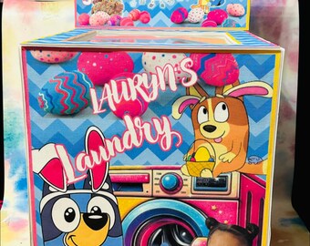 CANVA bluey Easter Washing Machine Template