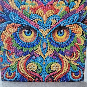 Diamond Art levendige mandala dieren blanco wenskaart - verschillende ontwerpen