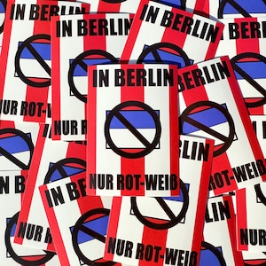 Union Sticker 50 - 300 Stück, 7,4 x 5,2 cm, wetterfeste Outdoor-Aufkleber mit geschlitzter Rückseite für Fußballfans