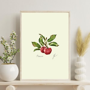 Botanical Fruit Prints: Kitchen Dining Room Wall Art (Digital Download) image 14