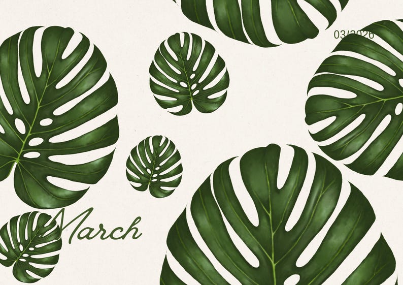 2026 Botanical Wall Calendar | Art Nouveau Floral Print (Digital Download) image 15