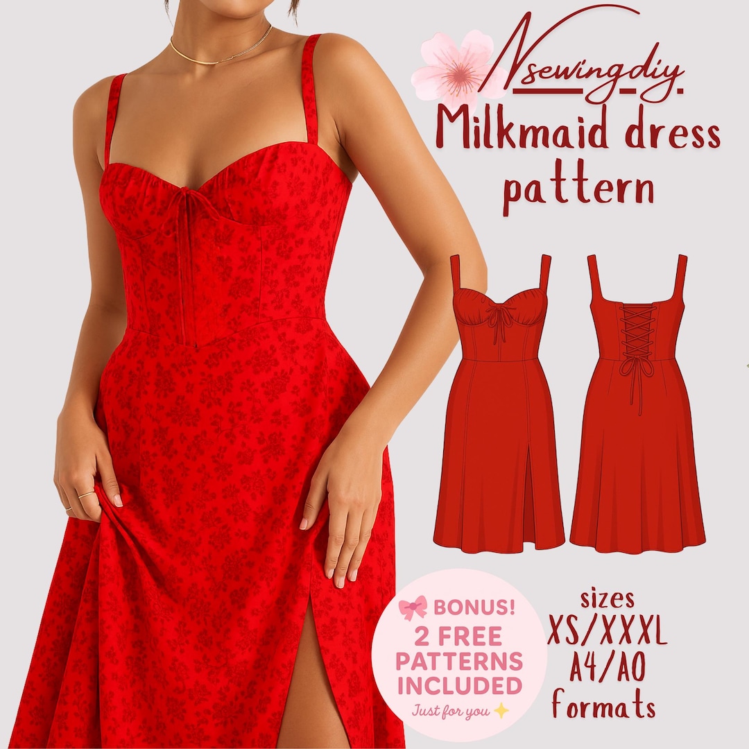 Milkmaid Dress (Create Your Own) main image 0
